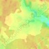 Топографическая карта Овечкино, высота, рельеф