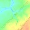 Топографическая карта Глазово, высота, рельеф