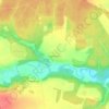 Топографическая карта Лукьяново, высота, рельеф