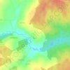 Топографическая карта Елино, высота, рельеф