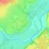 Топографическая карта Дубцы, высота, рельеф