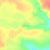 Топографическая карта Гремучая Падь, высота, рельеф