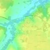 Топографическая карта Чёрная Речка, высота, рельеф