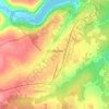 Топографическая карта Октябрьский, высота, рельеф