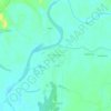 Топографическая карта Березонаволок, высота, рельеф