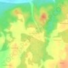 Топографическая карта Первомайская, высота, рельеф