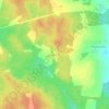 Топографическая карта Чурилово, высота, рельеф