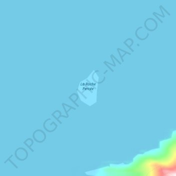 Топографическая карта La Roche Percée, высота, рельеф