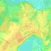 Топографическая карта Шаробыки, высота, рельеф