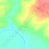 Топографическая карта Занулье, высота, рельеф