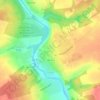 Топографическая карта Хатунь, высота, рельеф