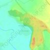 Топографическая карта Овчинниково, высота, рельеф