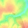 Топографическая карта Степной, высота, рельеф