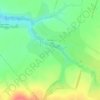 Топографическая карта Теплое, высота, рельеф
