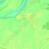 Топографическая карта Терехино, высота, рельеф