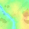 Топографическая карта Гилево, высота, рельеф