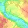 Топографическая карта Городилово, высота, рельеф