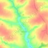 Топографическая карта Брусовое, высота, рельеф