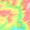 Топографическая карта Большой Корчуган, высота, рельеф