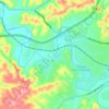 Топографическая карта Harpeth River, высота, рельеф