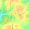 Топографическая карта Барабаново, высота, рельеф