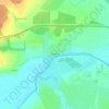 Топографическая карта Дудинское, высота, рельеф