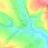 Топографическая карта Коморгузя, высота, рельеф