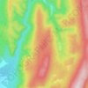 Топографическая карта Кисеарка, высота, рельеф