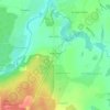 Топографическая карта Первое Мая, высота, рельеф