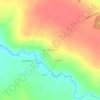 Топографическая карта Краснояриха, высота, рельеф