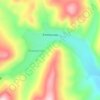Топографическая карта Коммунар, высота, рельеф