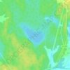 Топографическая карта Жарковское озеро, высота, рельеф