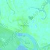 Топографическая карта Вознесенье, высота, рельеф