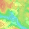 Топографическая карта Щадрино, высота, рельеф