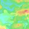 Топографическая карта Городня, высота, рельеф