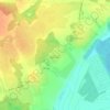 Топографическая карта Ворынино, высота, рельеф
