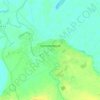Топографическая карта Нижнеозерное, высота, рельеф