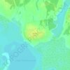 Топографическая карта Яхробол, высота, рельеф