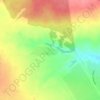 Топографическая карта Игенче, высота, рельеф