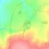 Топографическая карта Асянь, высота, рельеф