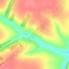 Топографическая карта Сычи, высота, рельеф
