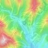 Топографическая карта Вівці, высота, рельеф