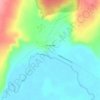 Топографическая карта Коптяжево, высота, рельеф