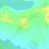 Топографическая карта Доманово, высота, рельеф