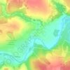 Топографическая карта Похвиснево, высота, рельеф
