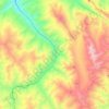 Топографическая карта Nagon Khola, высота, рельеф