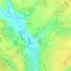 Топографическая карта Боевик, высота, рельеф
