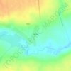 Топографическая карта Чечеры, высота, рельеф