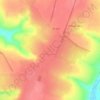 Топографическая карта Кощеево, высота, рельеф