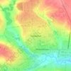 Топографическая карта Площадь 40 лет Сталинградской битвы, высота, рельеф